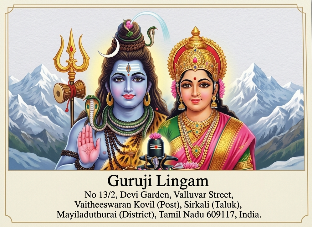 Sivanadi Jyotish Nadi Astrology Centre Vaitheeswaran Koil Form Poster